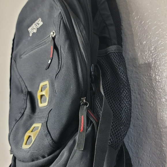 JANSPORT Hiking Trail Backpack Black Outdoor Travel Backpack - Picture 9 of 9